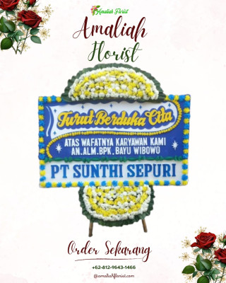 Papan Bunga Duka di Labuh Baru Barat
