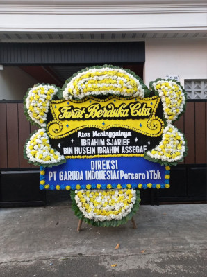 Papan Bunga Duka di Labuh Baru Barat